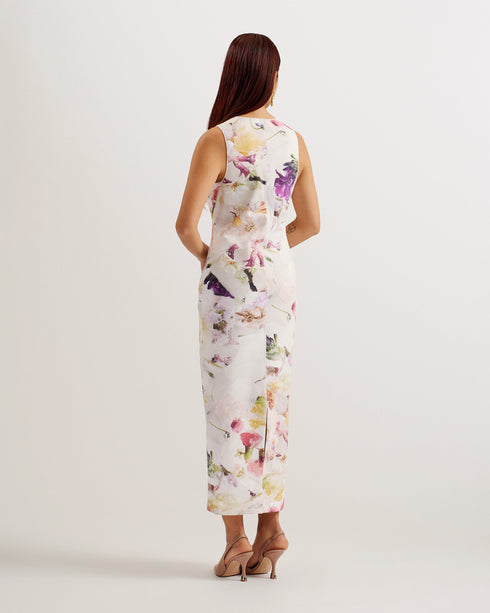 LILYHA-Dresses-Printed Scuba Bodycon Dress- Ted Baker Romania